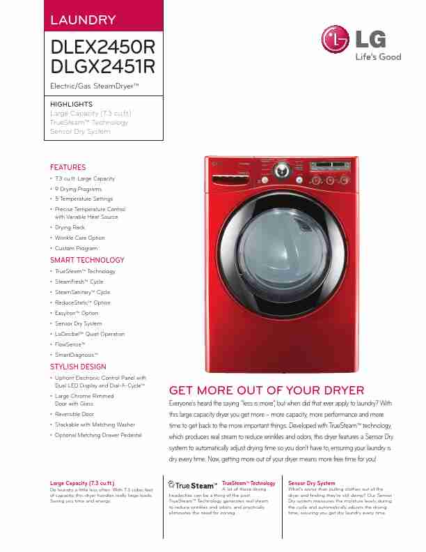LG Electronics Clothes Dryer DLEX2450R-page_pdf
